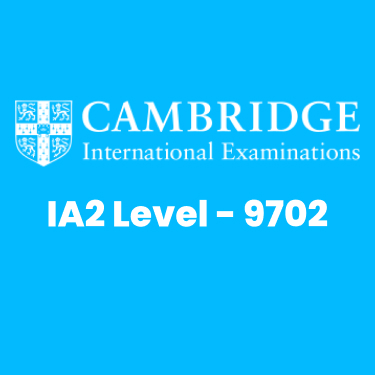 Cambridge IA-Level Physics (9702) Course